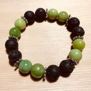 Lava Stone Essential Oil Diffuser Bracelet
